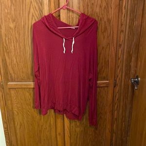 Red light hoodie shirt